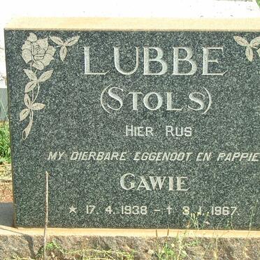 LUBBE Gawie 1938-1967