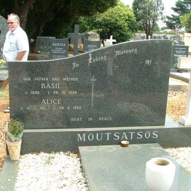 MOUTSATSOS Basil 1899-1964 &amp; Alice 1911-1983