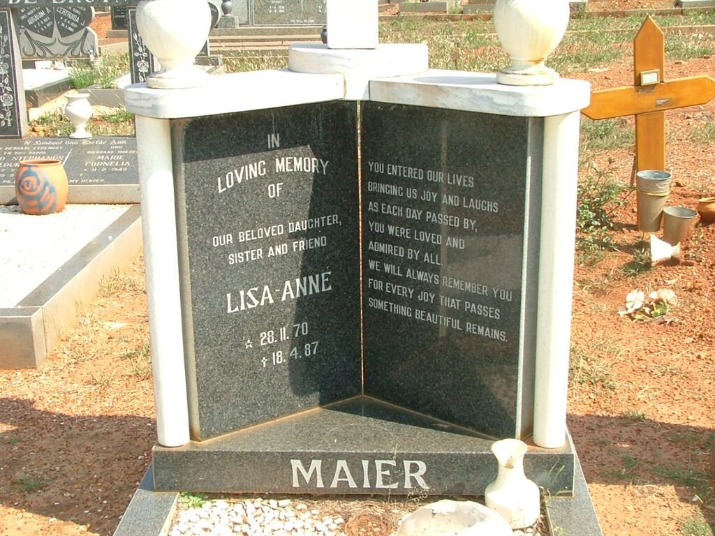 MAIER Lisa-Anné 1970-1987