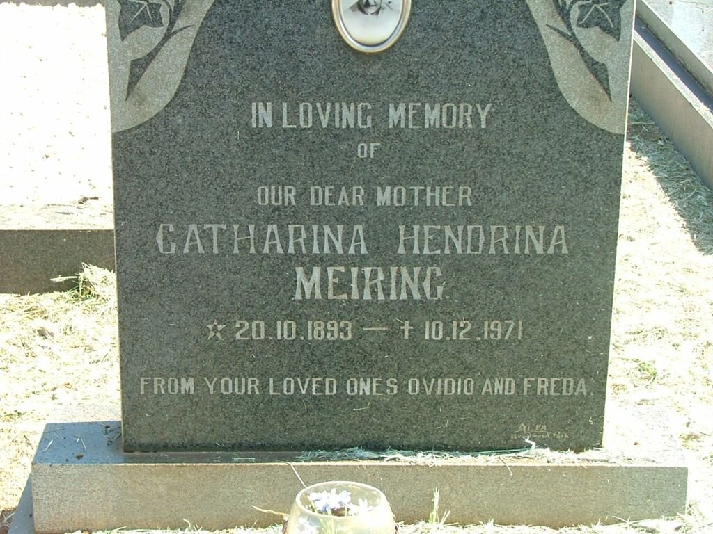 MEIRING Catharina Hendrina 1893-1971