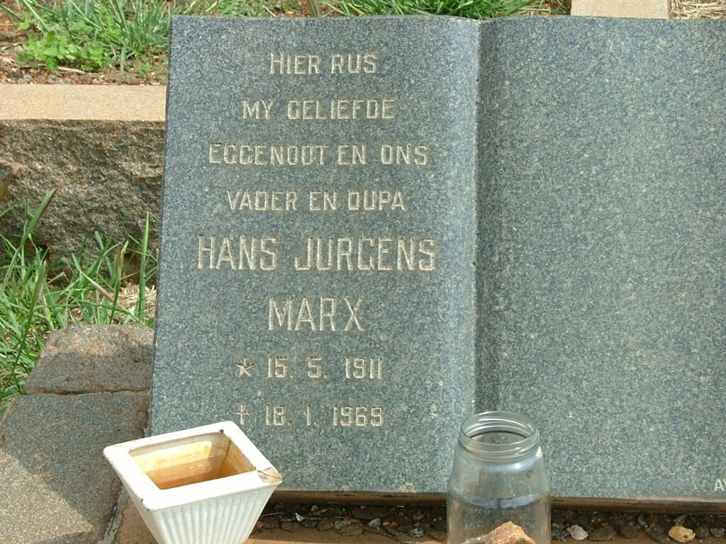 MARX Hans Jurgens 1911-1969