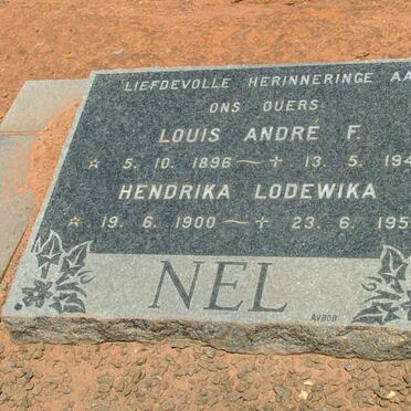 NEL Louis Andre F.1896-1944 &amp; Hendrika Lodewika 1900-1952