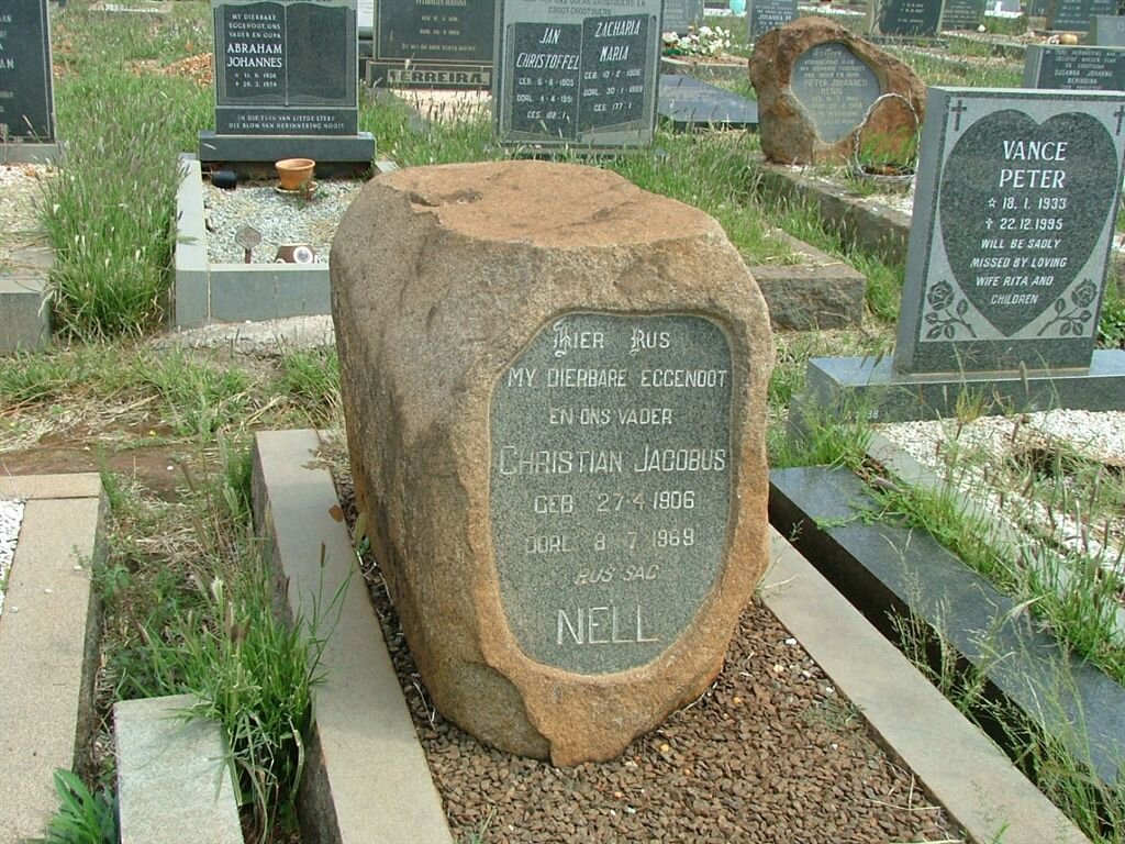 NELL Christiaan Jacobus 1906-1969