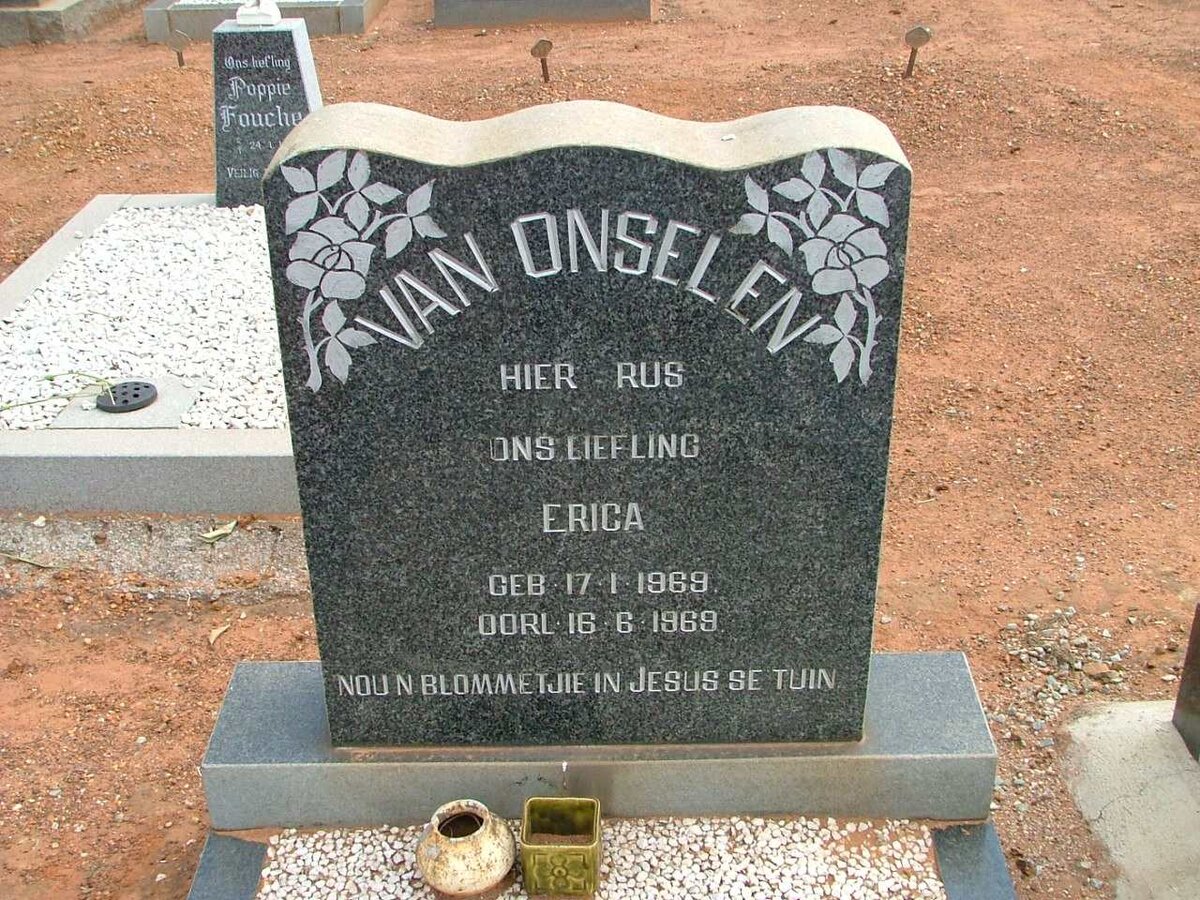 ONSELEN Erica, van 1969-1969