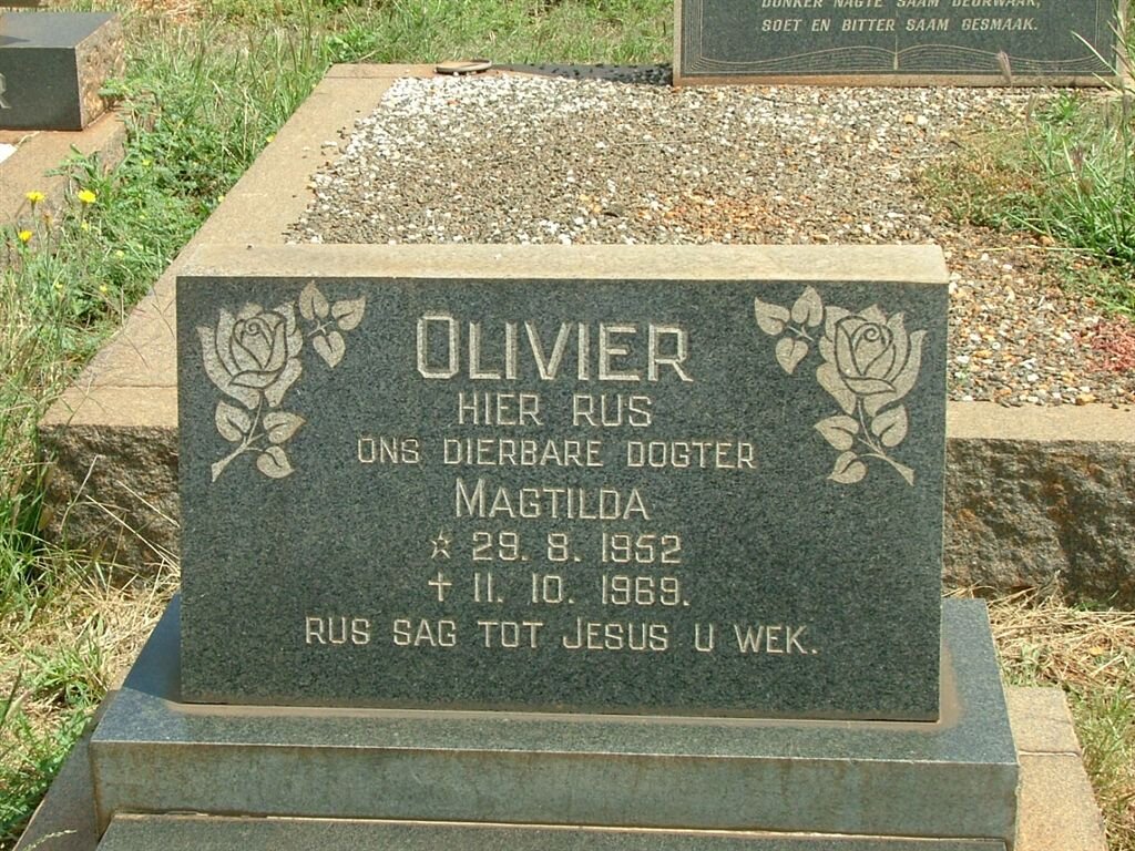OLIVIER Magtilda 1952-1969