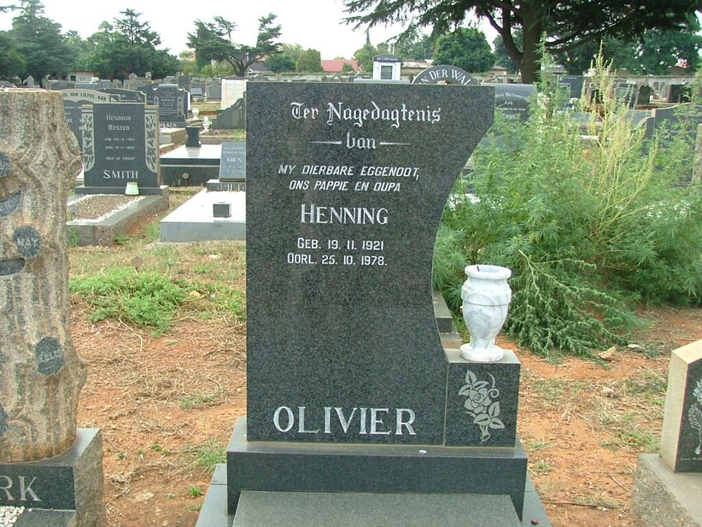 OLIVIER Henning 1921-1978