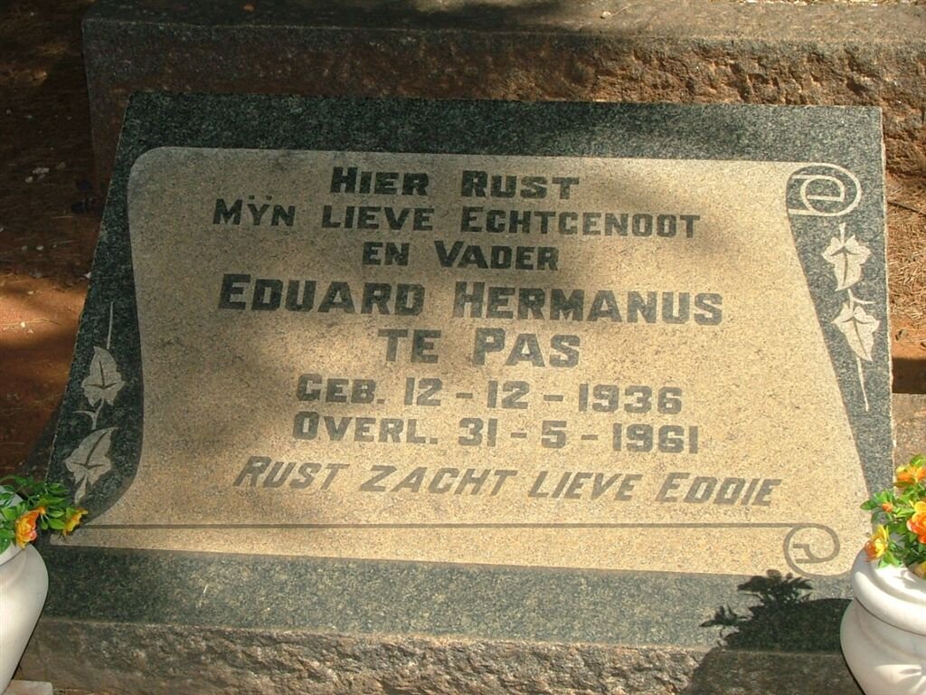 PAS Eduard Hermanus, te 1936-1961