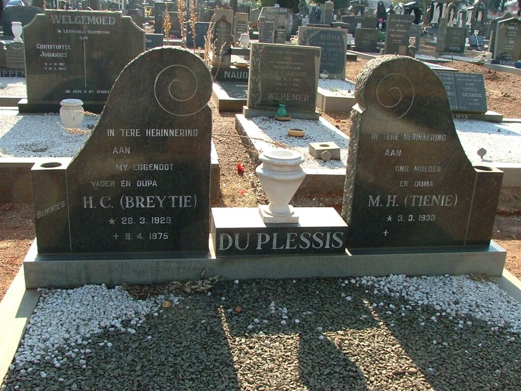 PLESSIS M.H., du 1933- &amp; H.C. 1929-1975