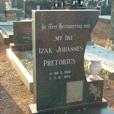 PRETORIUS Izak Johannes 1902-1974