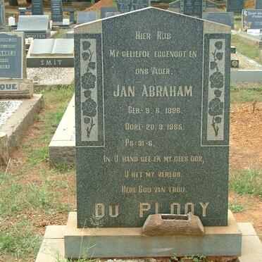 PLOOY Jan Abraham, du 1896-1965