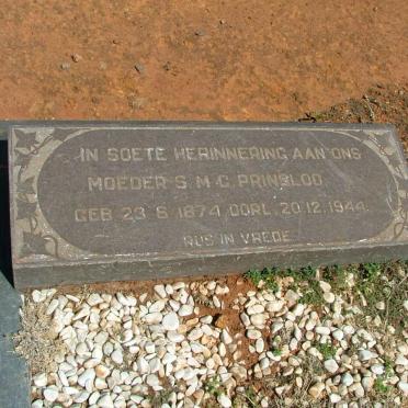 PRINSLOO S.M.C. 1874-1944