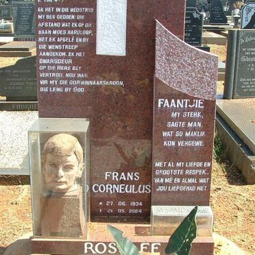 ROSSLEE Frans Cornelius 1934-2004