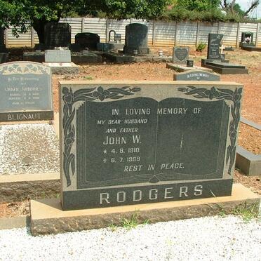 RODGERS John W. 1910-1969