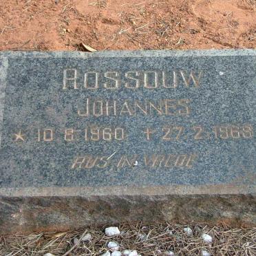 ROSSOUW Johannes 1960-1968