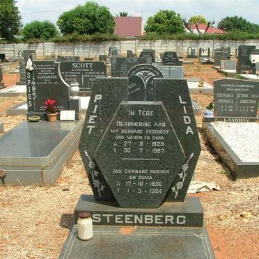 STEENBERG Piet 1929-1987 &amp; Lida 1930-1994