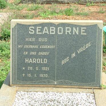 SEABORNE Harold 1921-1970