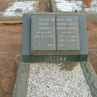 SMIT Barend Jacobus 1887-1952 &amp; Cornelia Aletta Dorethia Johanna SMIT 1903-1949