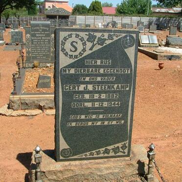 STEENKAMP Gert J. 1882-1944