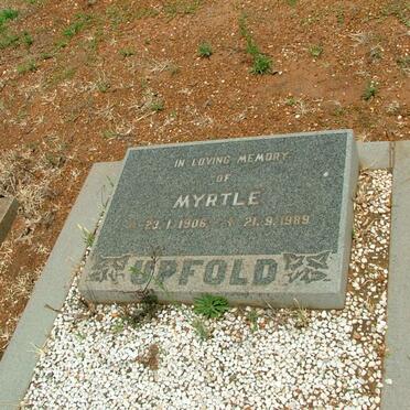 UPFOLD Myrtle 1906-1989