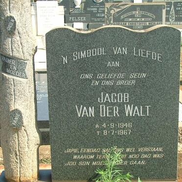 WALT Jacob, van der 1946-1967