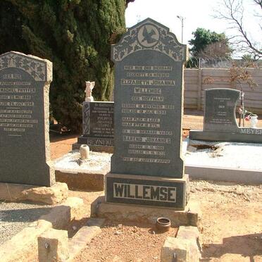 WILLEMSE Barend Johannes 1900-1973 &amp; Elizabeth Johanna HOFFMAN 1898-1938