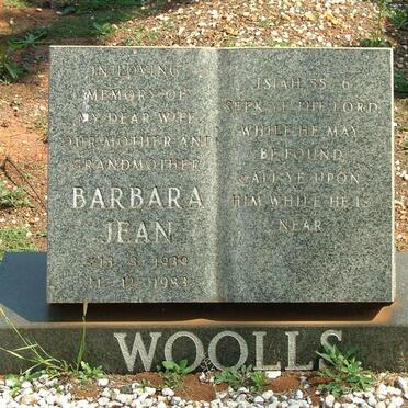 WOOLLS Barbara Jean 1939-1983