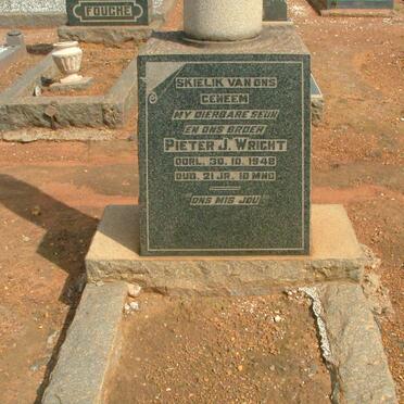 WRIGHT Pieter J. -1948