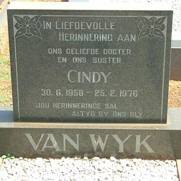 WYK Cindy, van 1958-1976