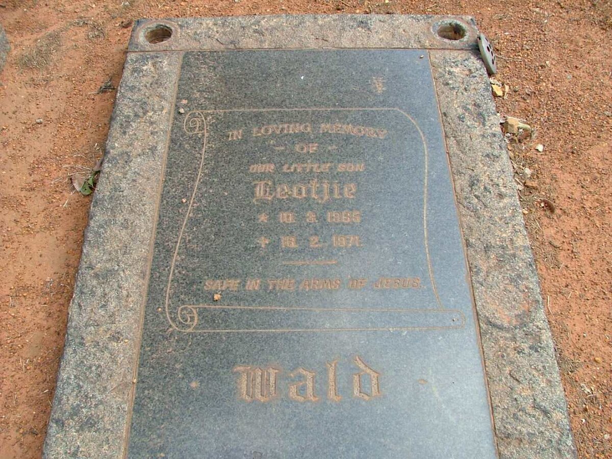 WALD Leotjie 1965-1971