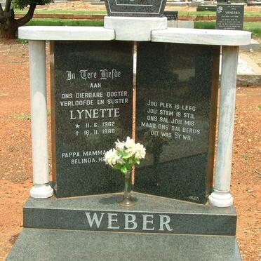 WEBER Lynette 1962-1986
