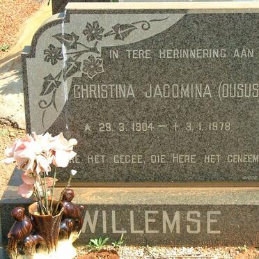 WILLEMSE Christina Jacomina 1904-1978