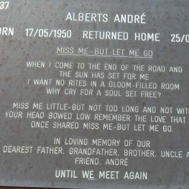 ALBERTS Andre 1950-2005