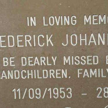 BREEDT Frederick Johannes 1953-2007