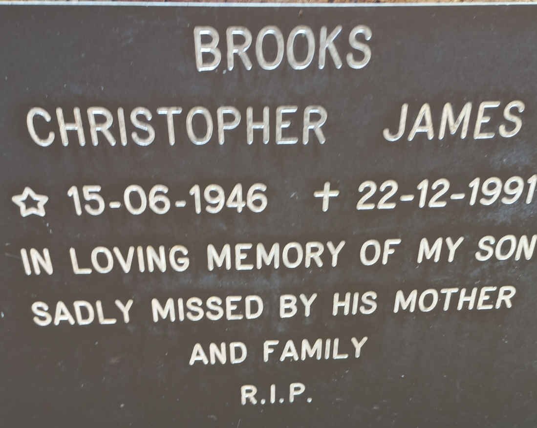 BROOKS Christopher James 1946-1991