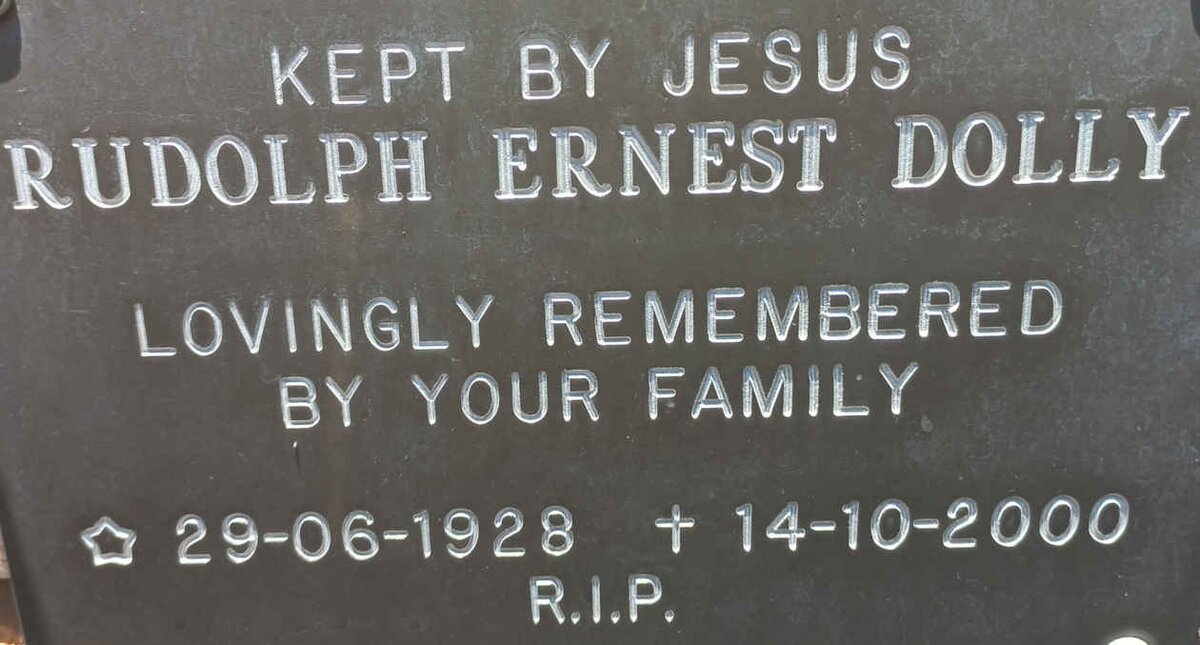 DOLLY Rudolph Ernest 1928-2000