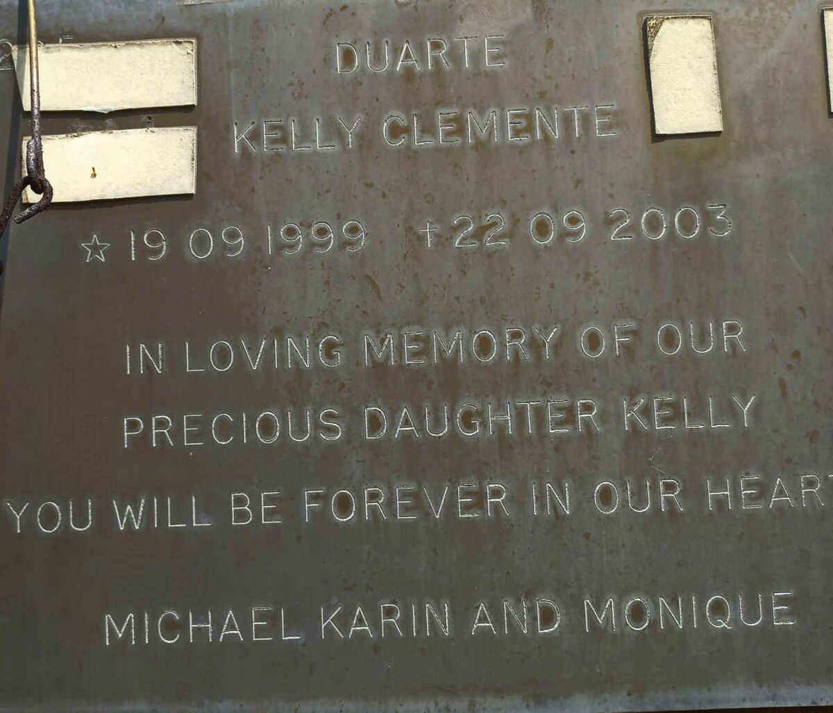 DUARTE Kelly Clemente 1999-2003