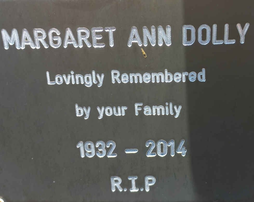 DOLLY Margaret Ann 1932-2014