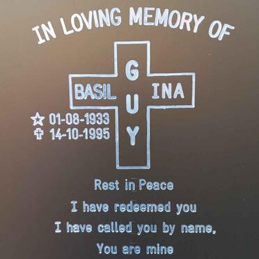 GUY Basil 1933-1995 &amp; Ina