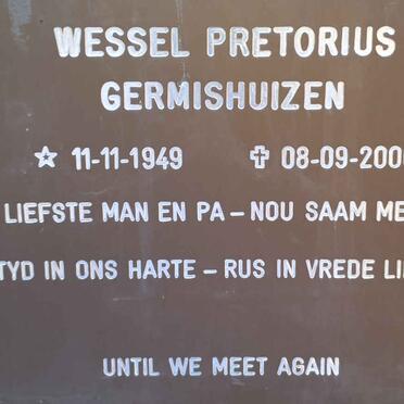 GERMISHUIZEN Wessel Pretorius 1949-2006
