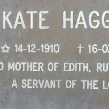 HAGGER Kate 1910-1985