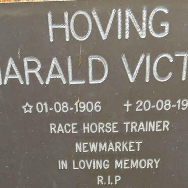 HOVING Harald Victor 1906-1995