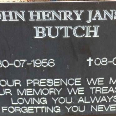 JANSEN John Henry 1956-1988