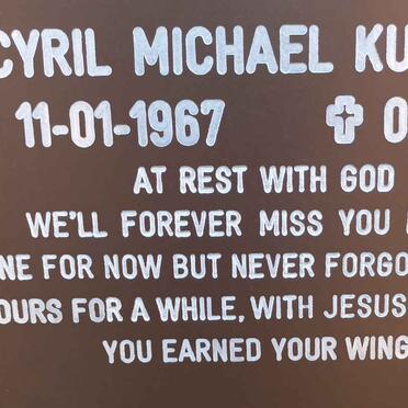 KURUCZ Cyril Michael 1967-2013