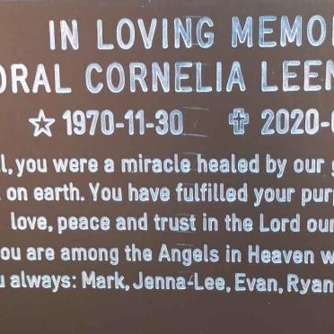 LEENAERTS Coral Cornelia 1970-2020