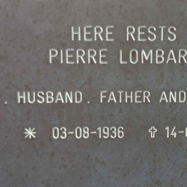 LOMBARD Pierre 1936-2006