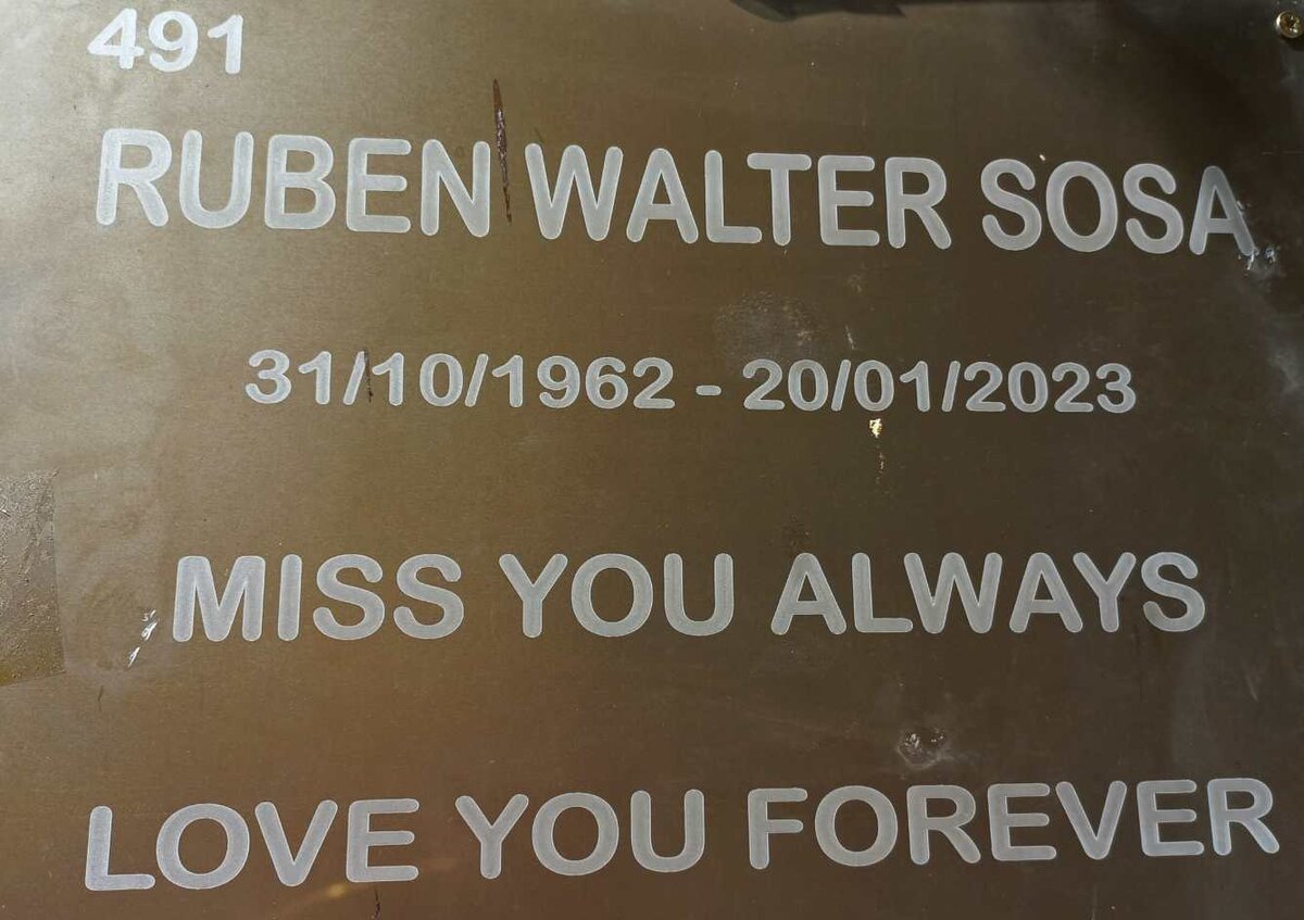 SOSA Ruben Walters 1962-2023
