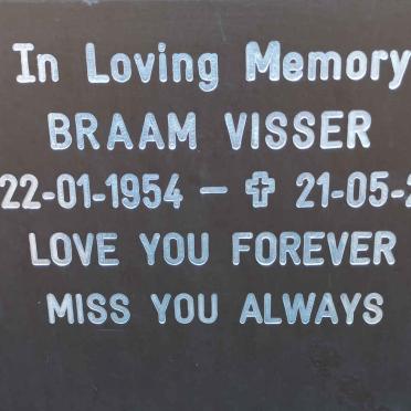 VISSER Braam 1954-2019