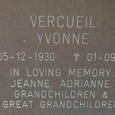 VERCUEIL Yvonne 1930-2007