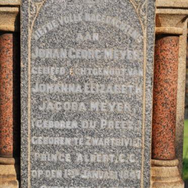 MEYER Johan Georg 1847-1907