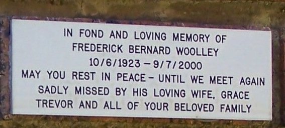 WOOLLEY Frederick Bernard 1923-2000
